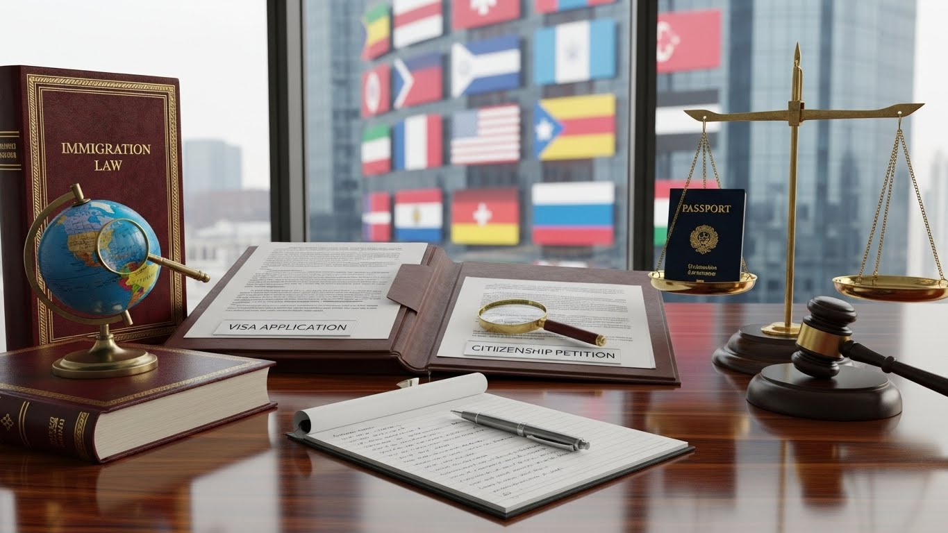 Derecho Migratorio legal services illustration